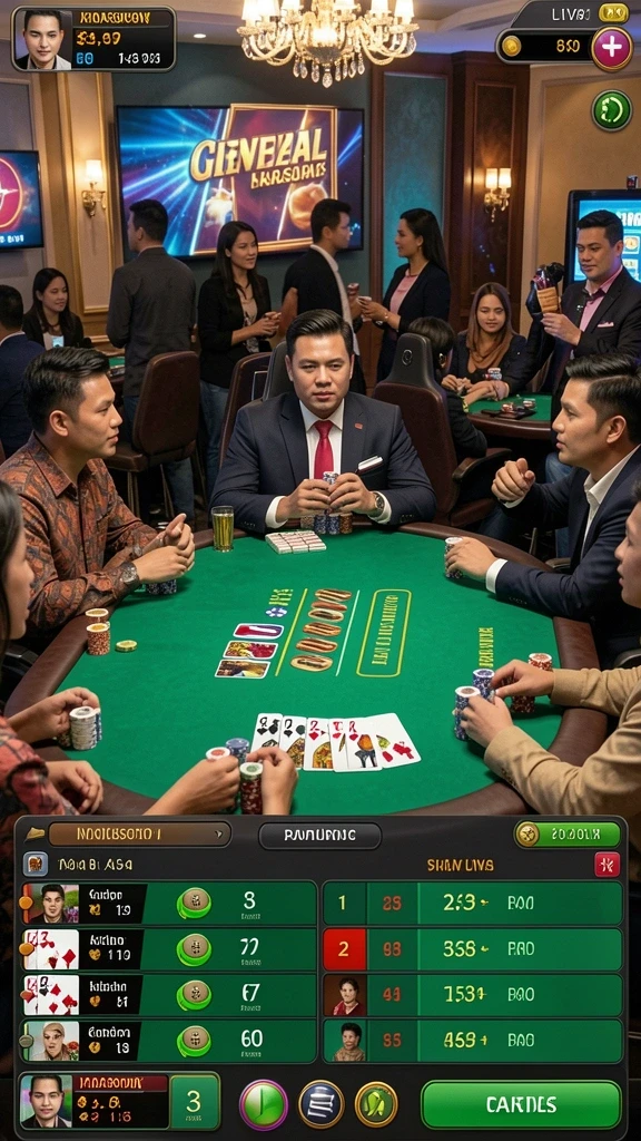 Screenshot menggambarkan momen kompetisi antar pemain.