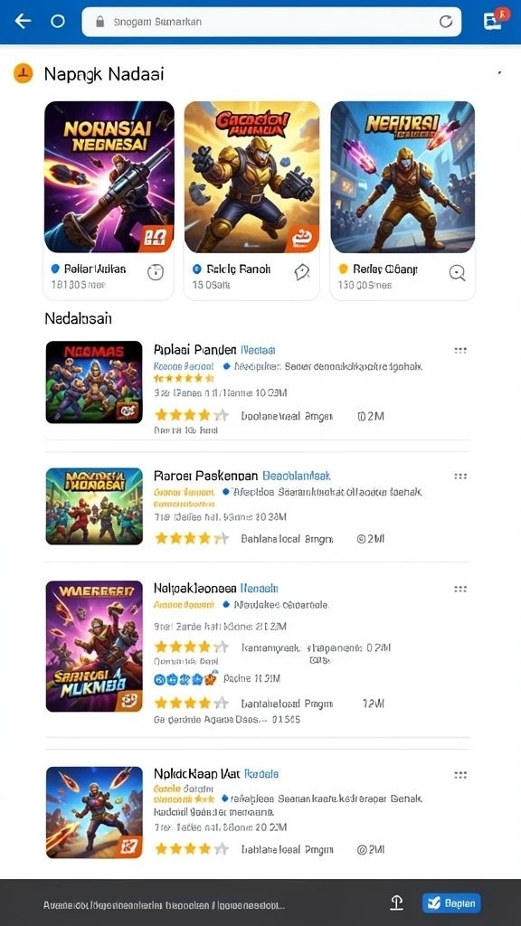 Tampilan antarmuka aplikasi yang user-friendly.