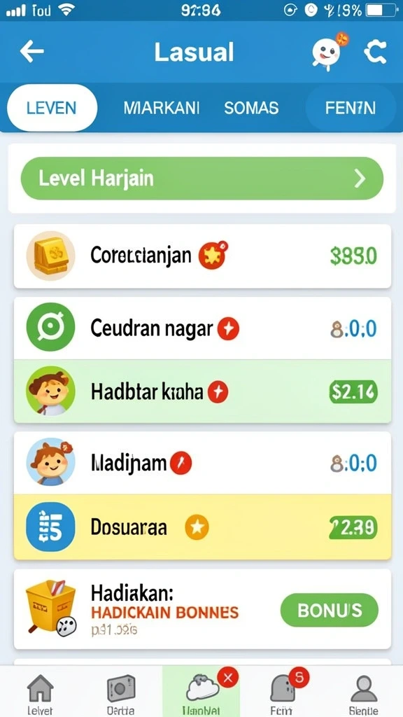 Pemain dapat menikmati pengalaman yang seru dan menantang.