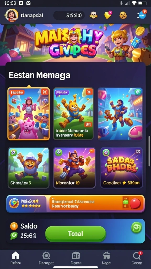Berbagai mode permainan yang menantang.