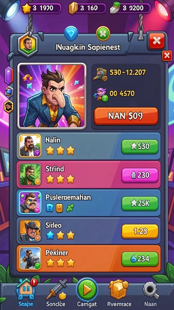 Beragam karakter unik dan opsi kustomisasi dalam game.