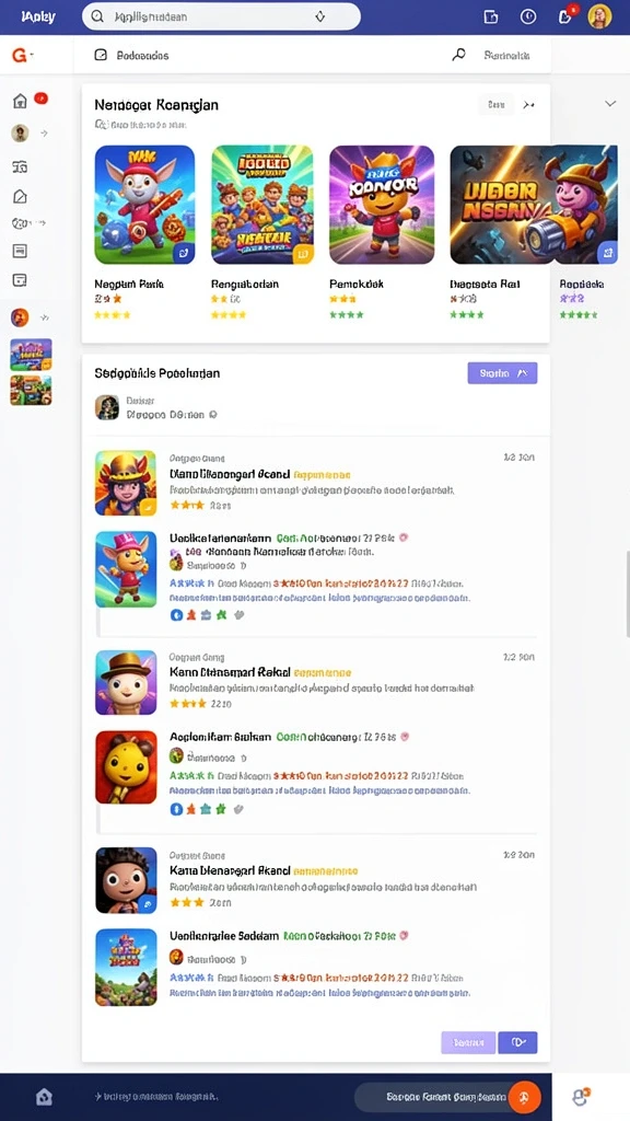Fitur mode permainan yang beragam.