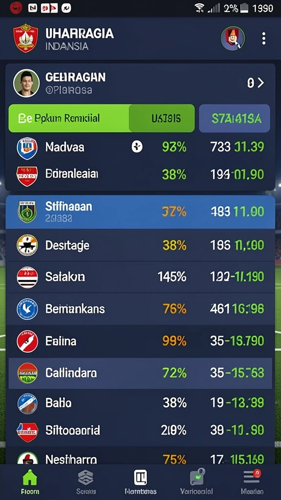 Tampilan antarmuka utama DEWA1000 yang menarik.