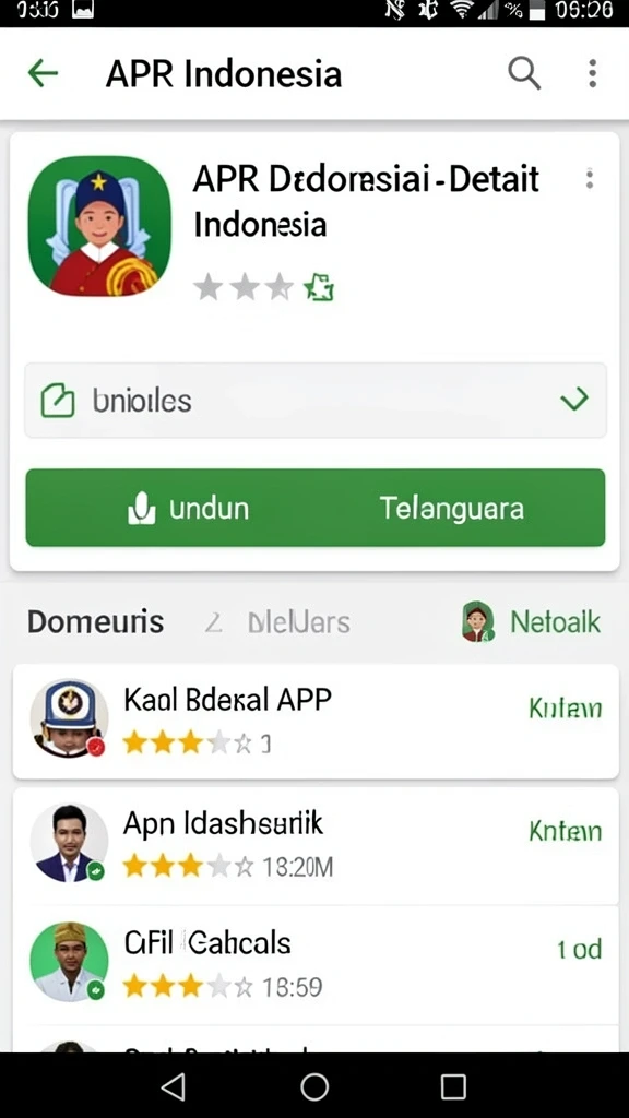 Tampilan antarmuka yang ramah pengguna.