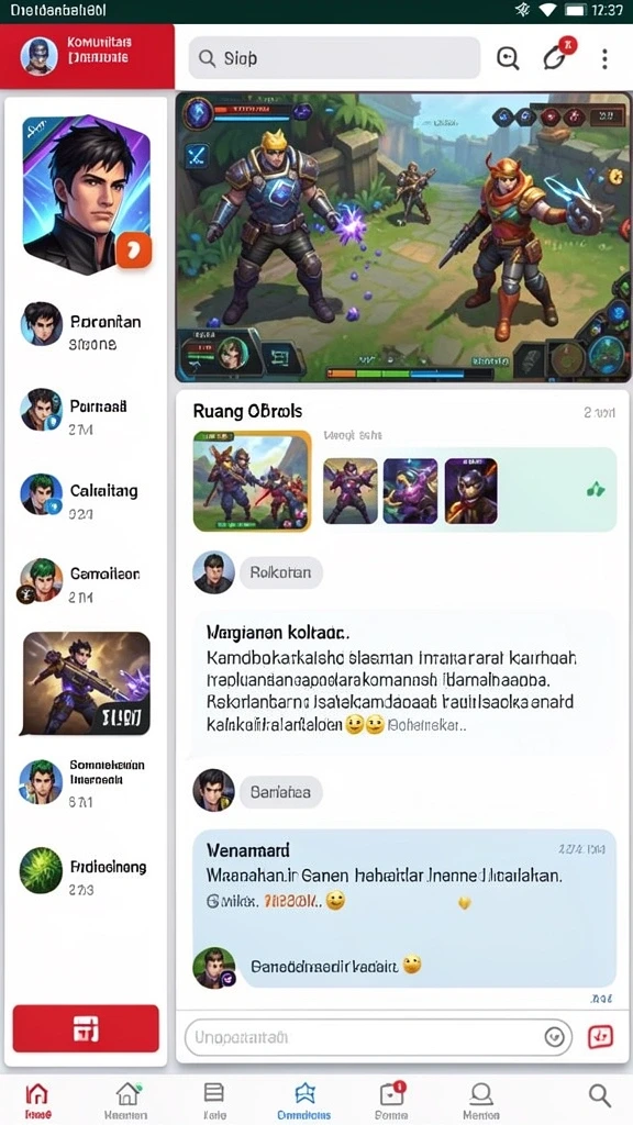 Tampilan antarmuka yang menarik dan mudah digunakan.