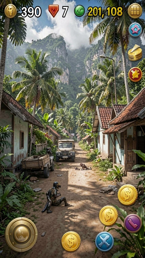Kompetisi seru antar pengguna yang menambah semangat bermain.