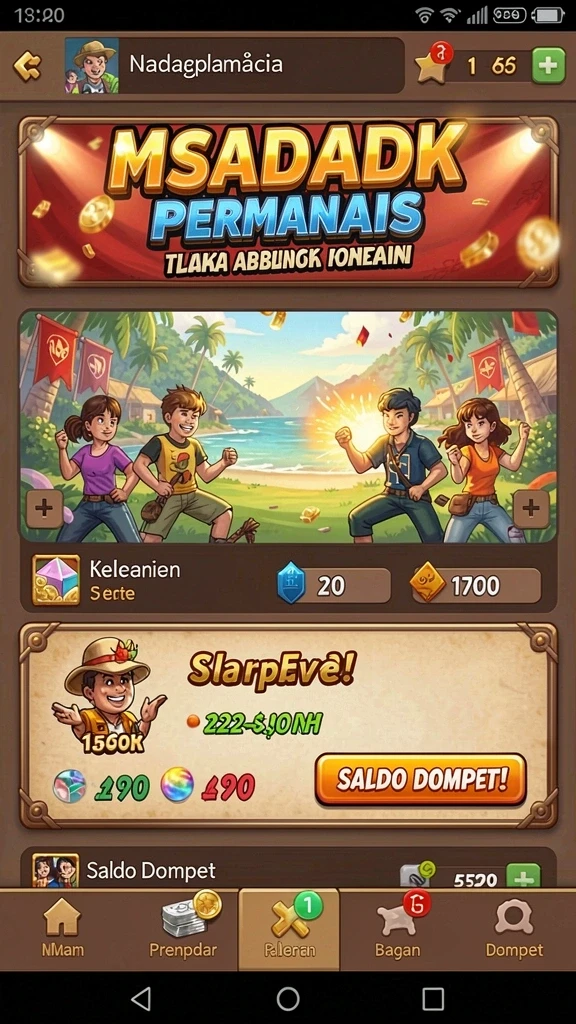 Fitur prediksi angka yang membantu pemain.
