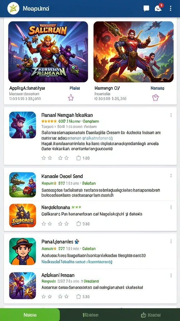 Grafik yang memukau dengan karakter yang unik.