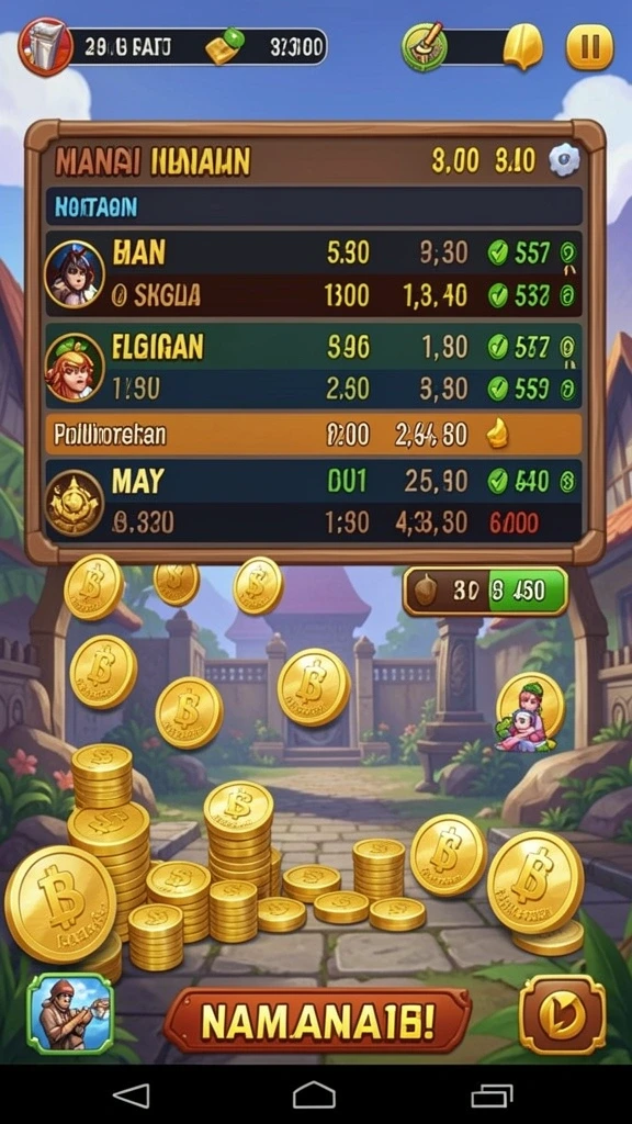 Screenshot menampilkan berbagai mesin slot yang menarik dan beragam.