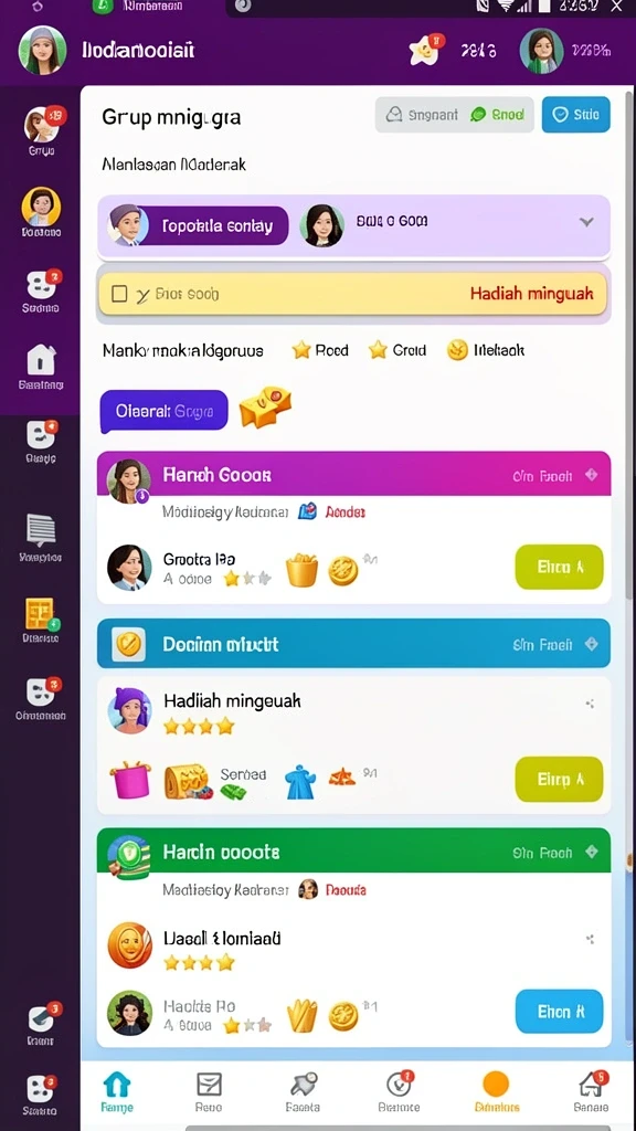 Fitur bonus menarik dengan animasi yang memukau.