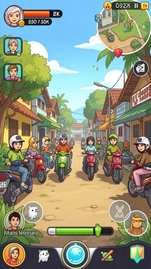 Beragam tema menarik untuk pengalaman bermain.