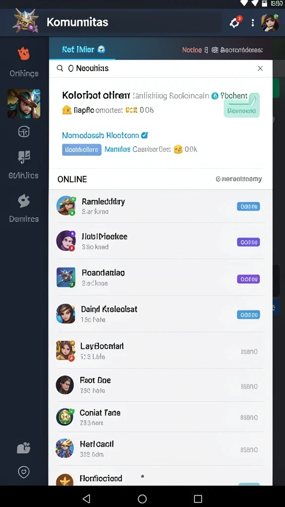 Tampilan awal yang menarik dan intuitif.