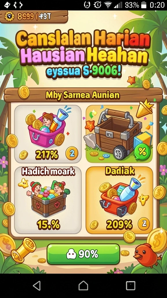 Fitur multiplayer yang memungkinkan interaksi dengan teman.