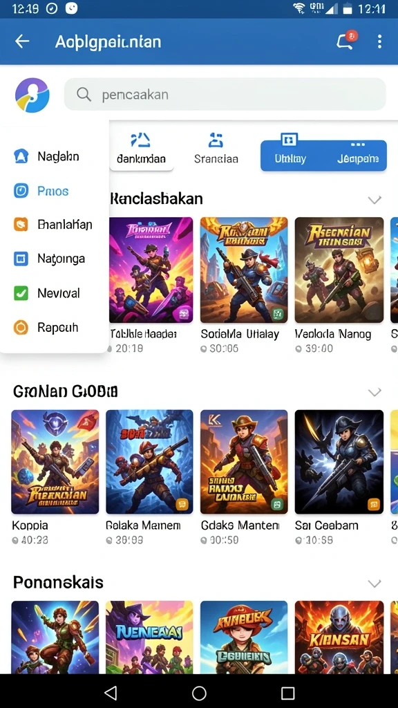 Cuplikan permainan yang menggambarkan aksi seru di MEGAIDR.