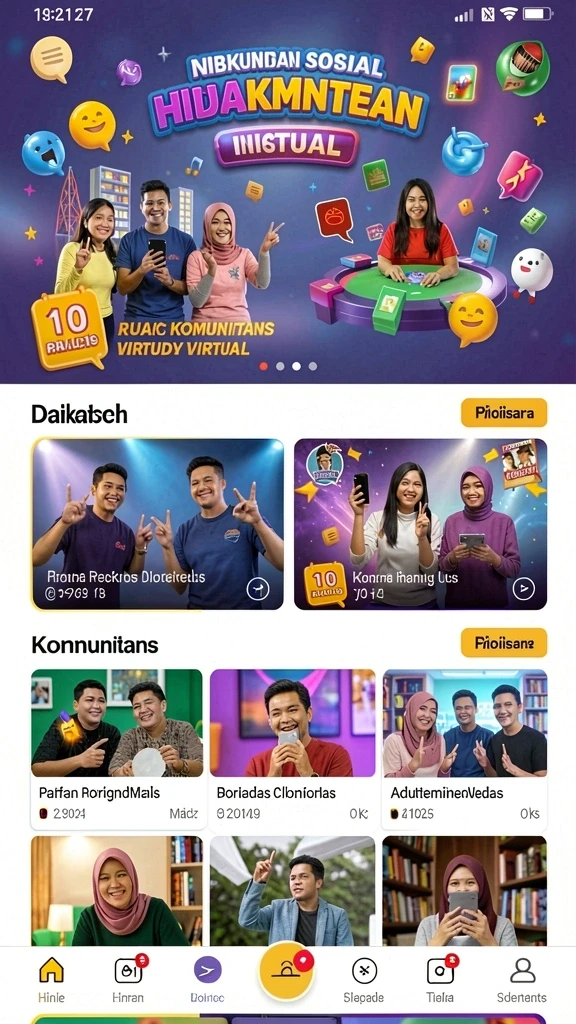 Tampilan antarmuka yang memudahkan navigasi.