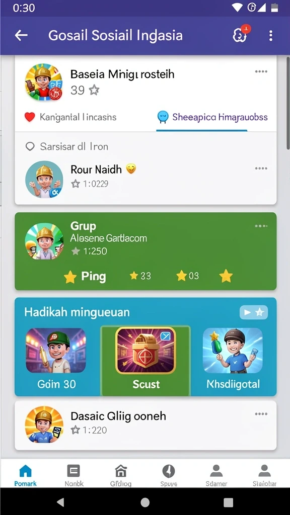 Tampilan ladang yang hijau dan subur.