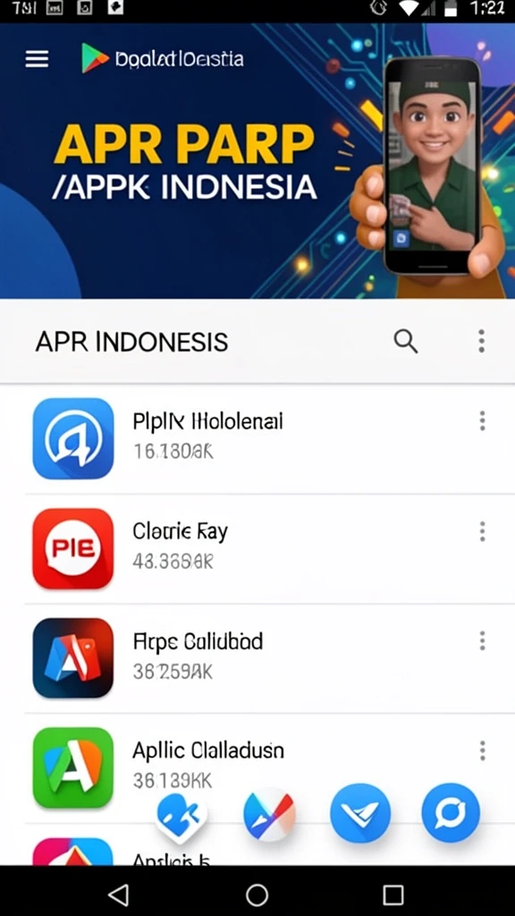 Tampilan awal aplikasi REJEKIPOP yang menarik dan intuitif.