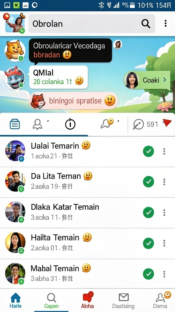 Screenshot menampilkan momen seru dalam permainan.