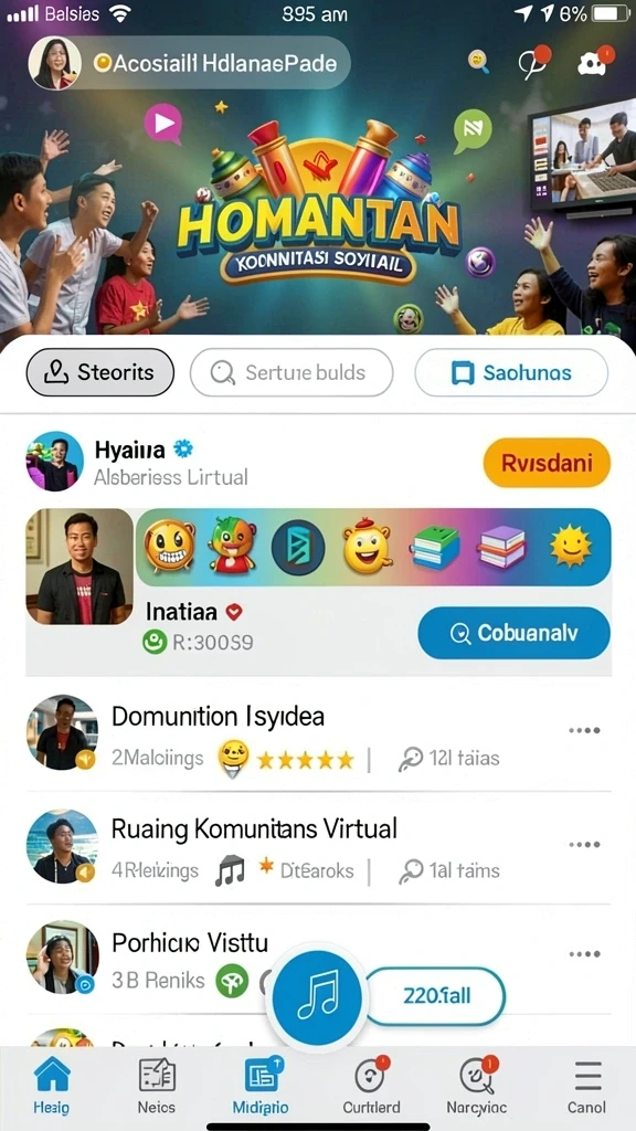 Tampilan antarmuka yang user-friendly dan menarik.