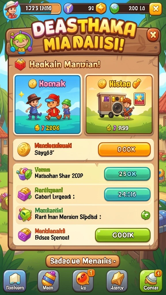 Tampilan antarmuka yang ramah pengguna.