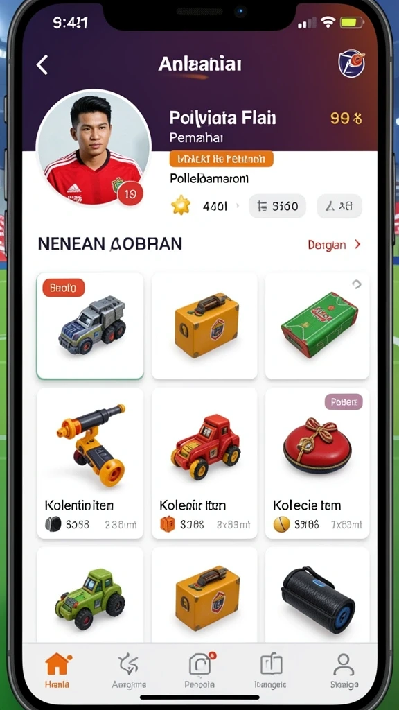 Screenshot aplikasi SULEBET - Menampilkan antarmuka yang ramah pengguna.