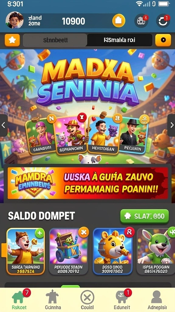 Tampilan antarmuka pengguna yang modern dan menarik.