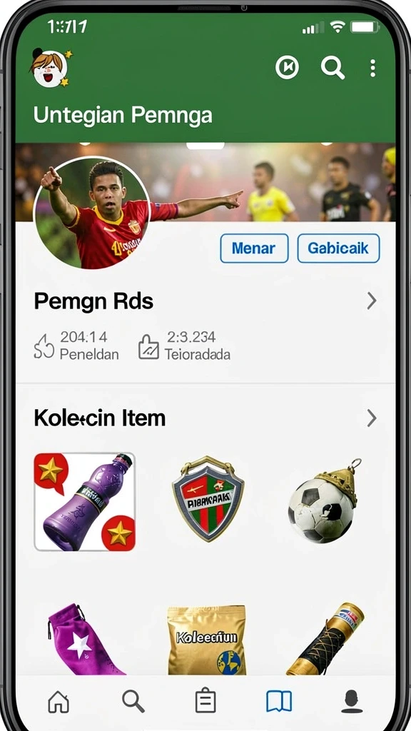 Perlihatkan aksi seru dalam arena permainan hoki.
