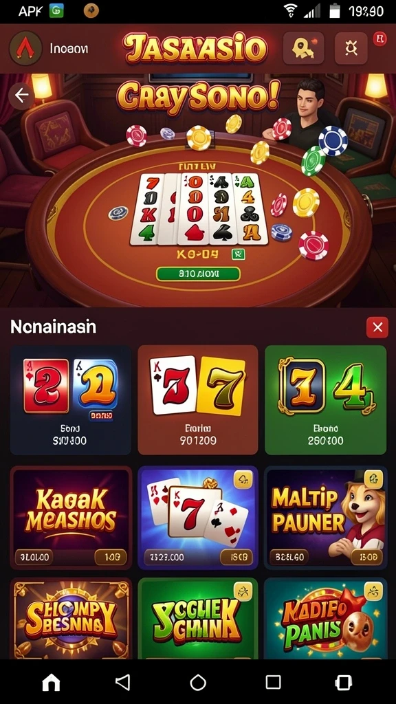 Screenshot aplikasi TOTO99 memperlihatkan berbagai promo menarik.